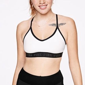 Vs pink sports bra (priced low as I’ll go)